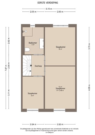 Floorplan - Lage Huis 14, 4153 CV Beesd